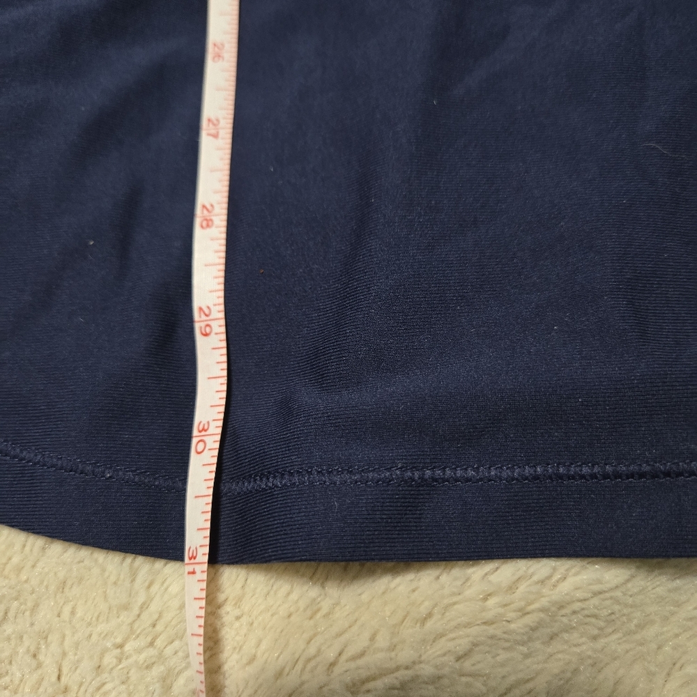 Under Armour Court Dress Tennis Golf Pickleball, navy racerback, M - Picture 15 of 16